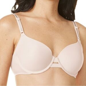 Warner's Womens No Side Effects® Underwire Light Pink Bra Size 36D